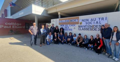 , Seulement 6 élèves sur 535 se sont présentés ce vendredi au collège Paul-Eluard à La Seyne
